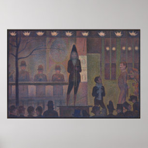 Póster Parada de Cirque por Georges Seurat
