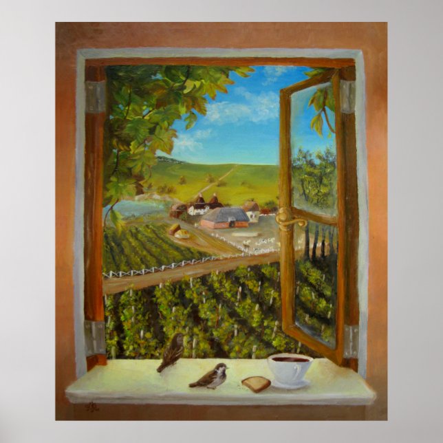 Póster Paradas na janela (Frente)