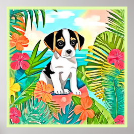Poster Paradise Puppy Design