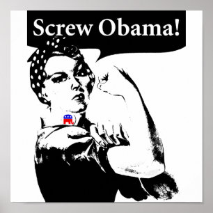 Póster Parafuso Obama!