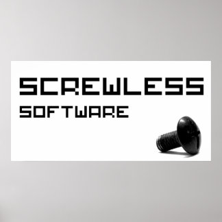 Póster ParafusoMenos logotipo de software