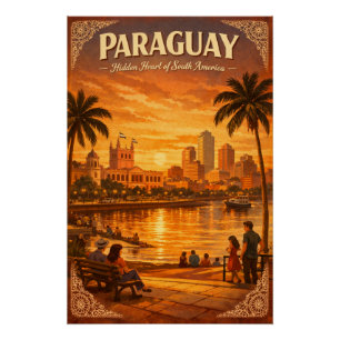 Póster PARAGUAI – Coração Escondido da América do Sul