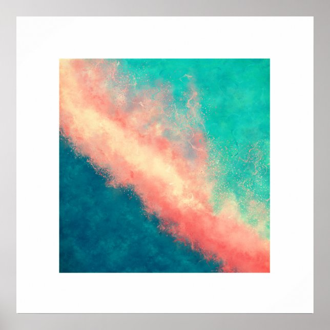 Póster Paraíso da Areia Rosa (Praça Zen) (Frente)