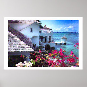 Poster Paraíso das caraíbas