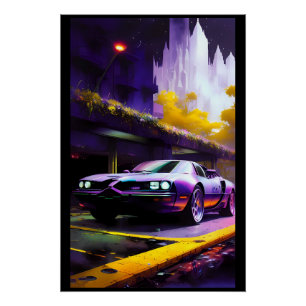Póster Paraíso de Estacionamento Urbano