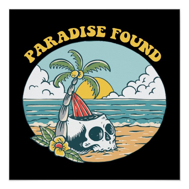 PÓSTER PARAÍSO ENCONTRADO (Frente)