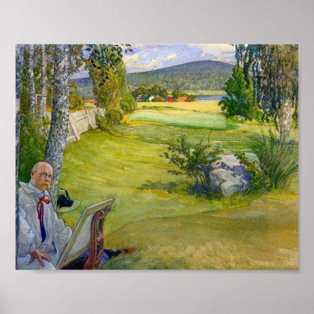 Póster Paraíso na Suecia 1910 (Frente)