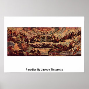Póster Paraíso por Jacopo Tintoretto