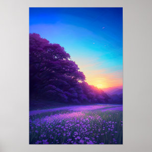 Poster Paraíso Roxo