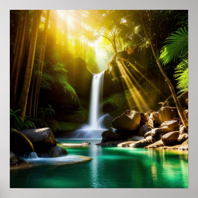 Poster Paraíso tropical (Frente)