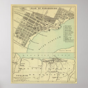 Poster Paramaribo Surinam