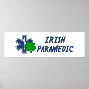 Poster Paramédico irlandês