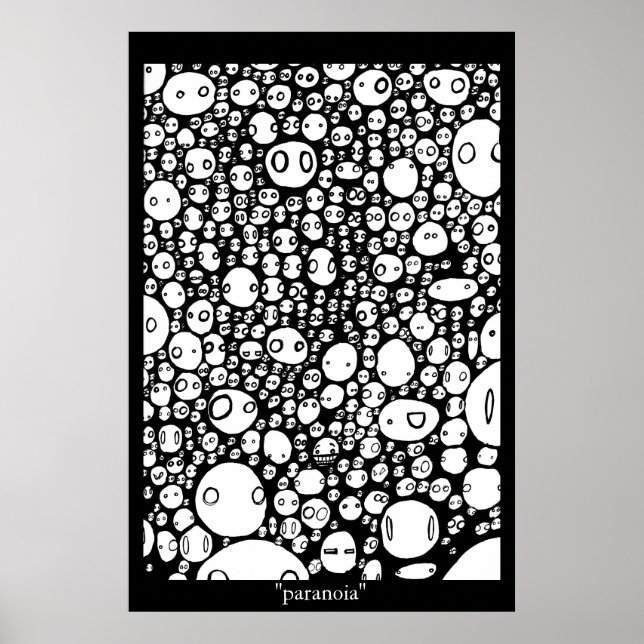 Poster paranoia (Frente)