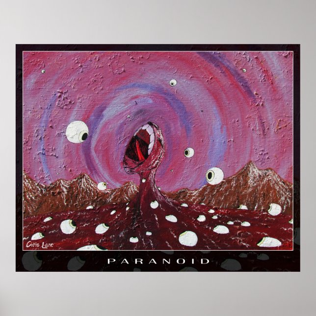 Poster paranoico (Frente)