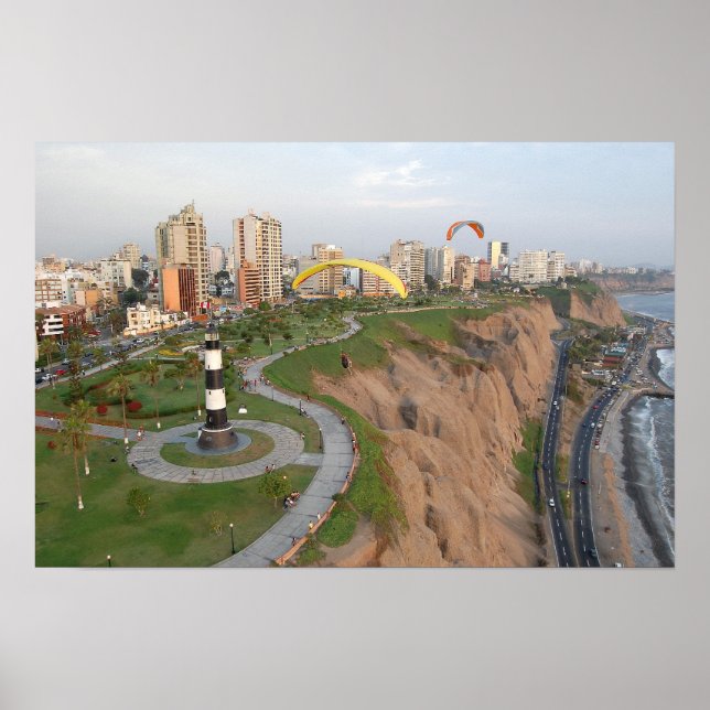 Poster Parapente no Peru (Frente)