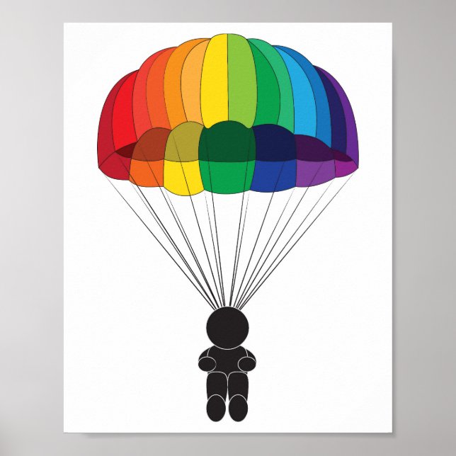 Poster Paraquedismo (Frente)