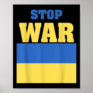 Poster Parar a Guerra - Ucrânia