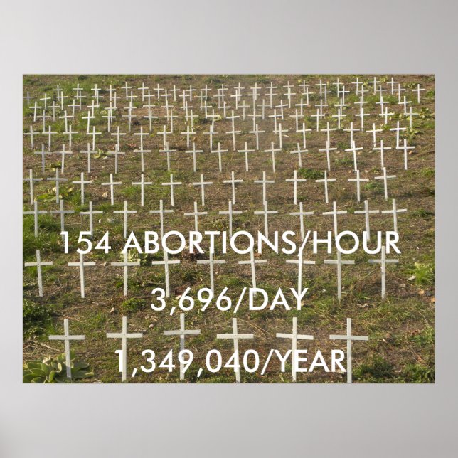 Poster Parar Aborto (Frente)