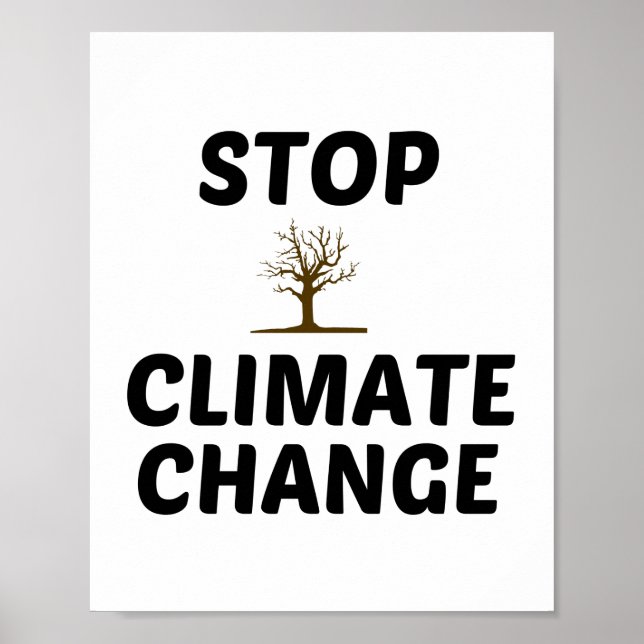 POSTER PARAR AS ALTERAÇÕES CLIMÁTICAS (Frente)