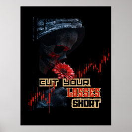 Poster Parar perda | Motivação | Design de comércio de fa