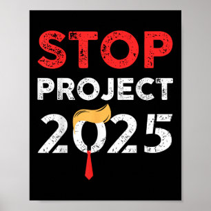 Poster Parar Projeto 2025 Trumps Anti Trump