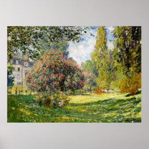 Póster Parc Monceau, de Claude Monet