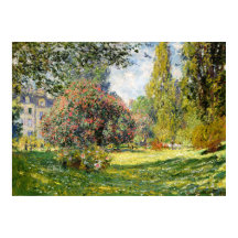 Parc Monceau por Claude Monet