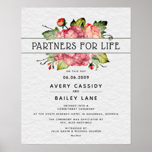 Poster Parceiros para o Life Floral Banner WeddingCertifi