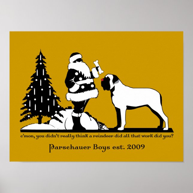 Póster Parchauser ruivo vermelho (Frente)