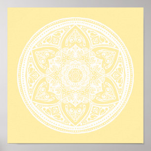 Póster Parchment Mandala