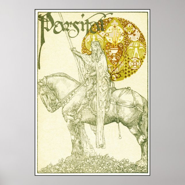 POSTER PARCIFAL A PEDIDO DE GRAIL SANTO (Frente)