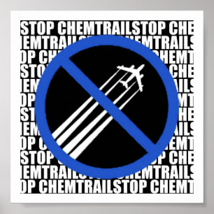 Póster Pare Chemtrails!