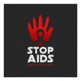 Póster Pare com a Aids