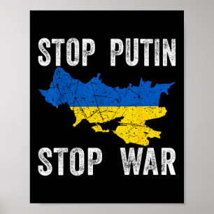 Poster Pare De Matar - Pare A Rússia - Pare A Guerra No U