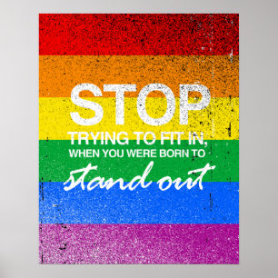 POSTER PARE DE TENTAR AJUSTADO