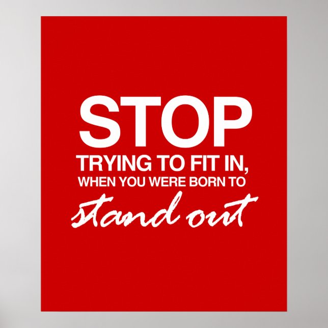 PÓSTER PARE DE TENTAR AJUSTADO (Frente)