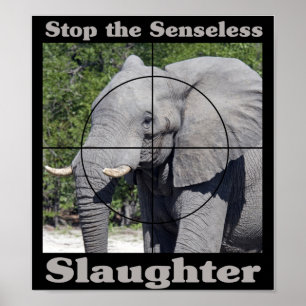 Poster Pare o Chacina-Elefante