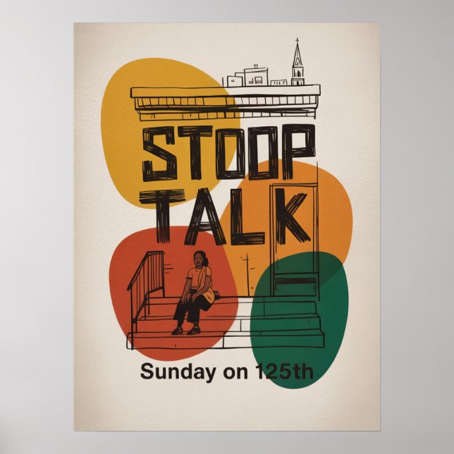 Poster Pare o discurso na 125th em harlem (Frente)