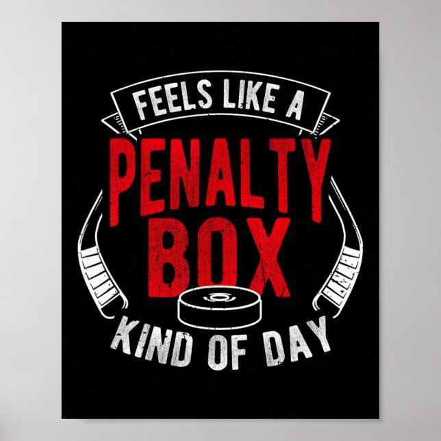 Poster Parece Um Dia De Caixa De Penalidade Engraçado De  (Frente)