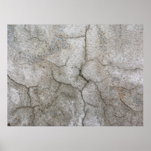 Poster Parede concreta com cracksabstract, arquitetura, g