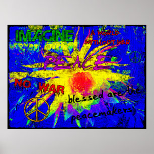 Póster Parede da paz