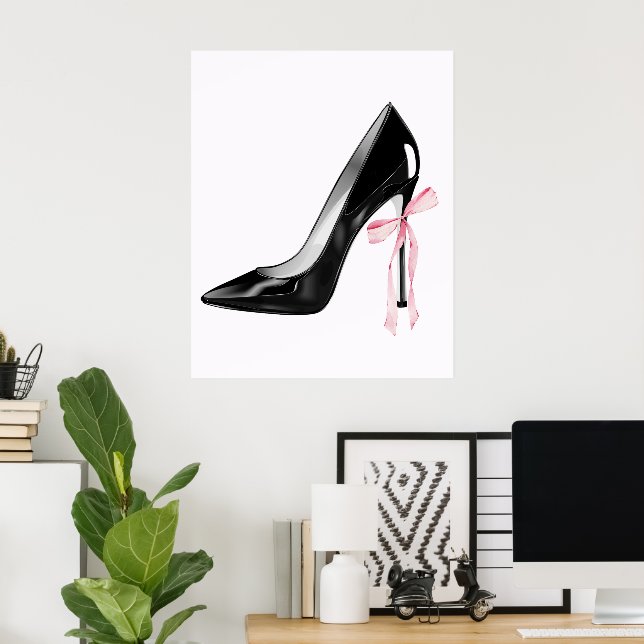 Poster Parede de Arco Feminino Fofo (Escritório em casa)