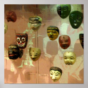 Poster Parede de CB das máscaras