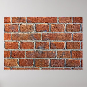 Poster Parede de tijolo alvenaria de tijolo