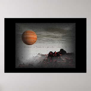 Póster Parede dos grafites