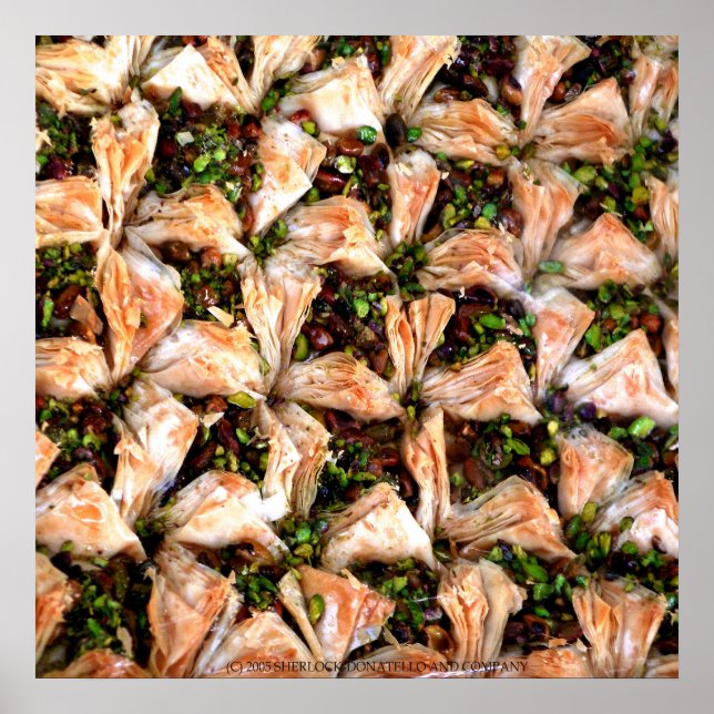 Póster Parede excelente De Baklava (Frente)