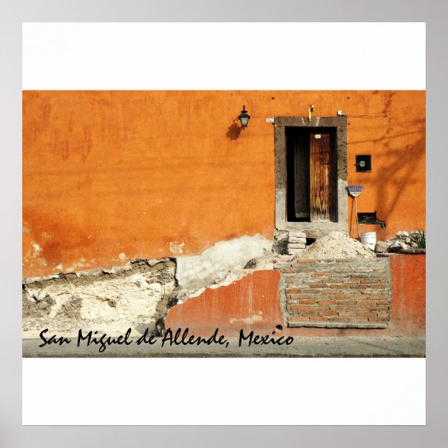 Póster Parede Laranja (Frente)