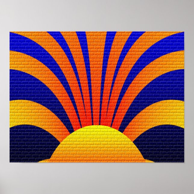 Poster Parede Sunset (Frente)