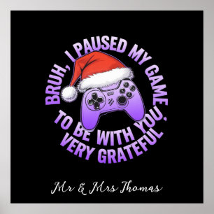 Poster Parei meu jogo para estar com você