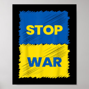 Poster Parem A Guerra - Salvem A Ucrânia - Parem A Guerra